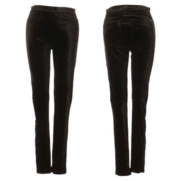 Sanctuary Anthropologie Velvet Pull On Grease Leggings Size XS Soft & Stretchy - Picture 1 of 10